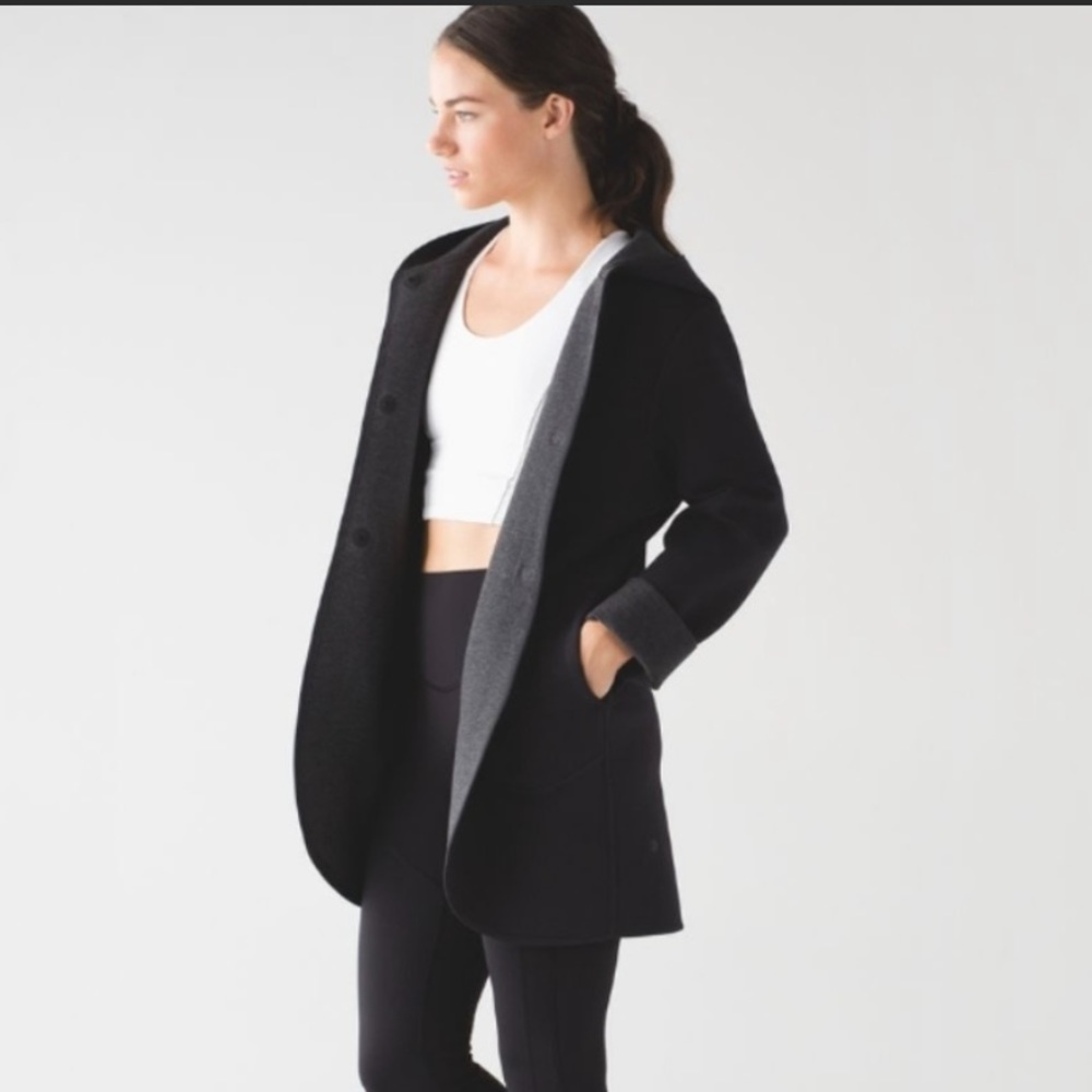 Lululemon Soft Shell Reversible Long Jacket M